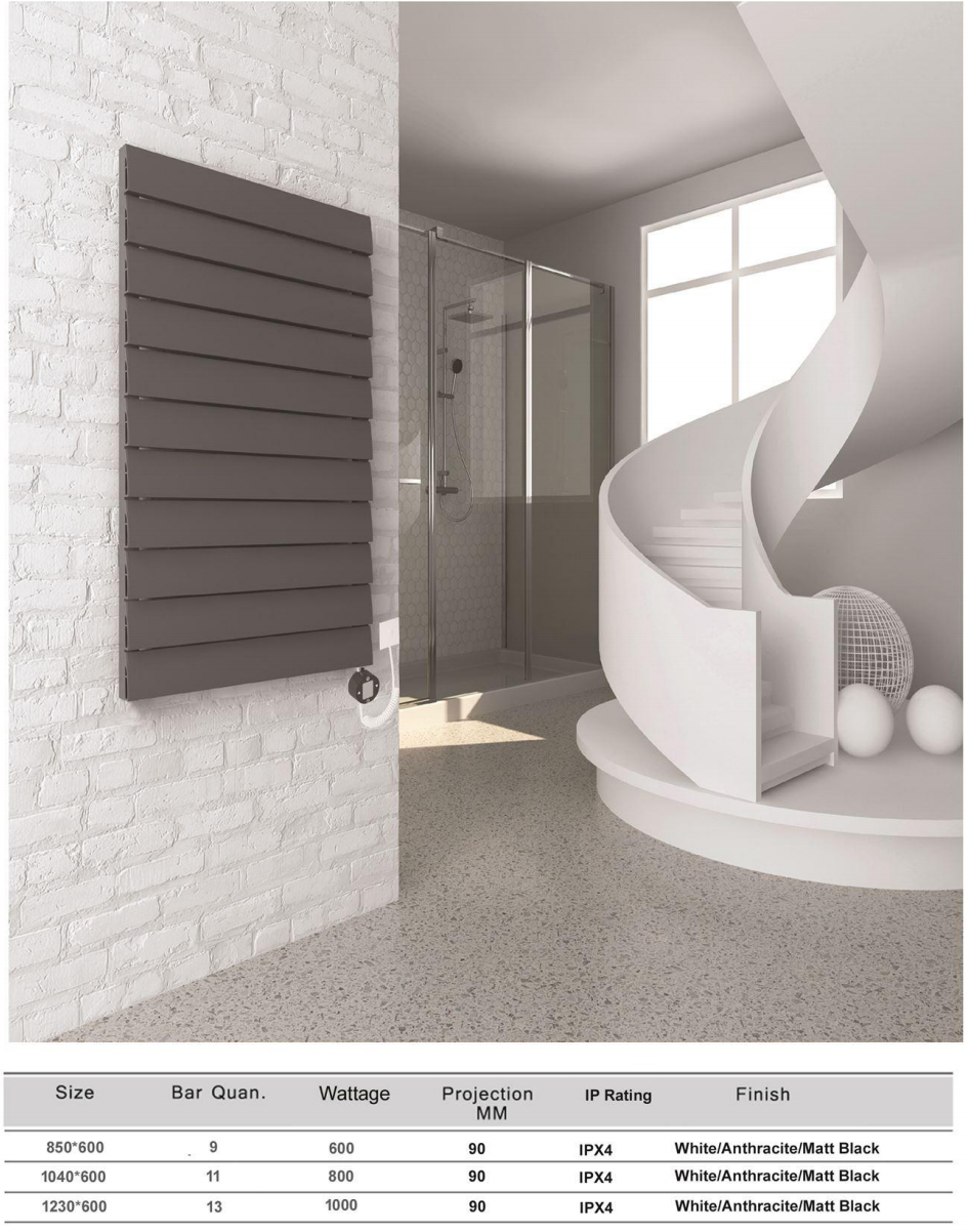 Electric Aluminium Towel Radiator-EALD06