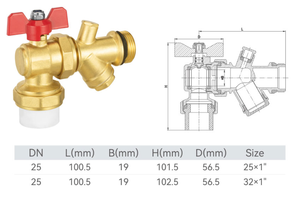  AC-C2051 Brass outer wire hot-melt filtrate ball